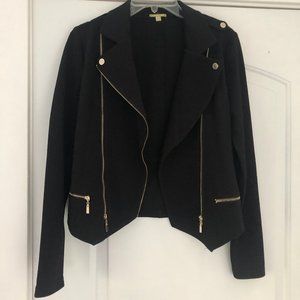Black Gianni Bini Moto Jacket